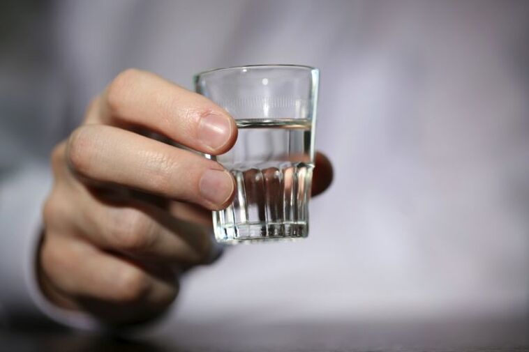 60 ml de vodka - le seuil de toxicité pour le cerveau